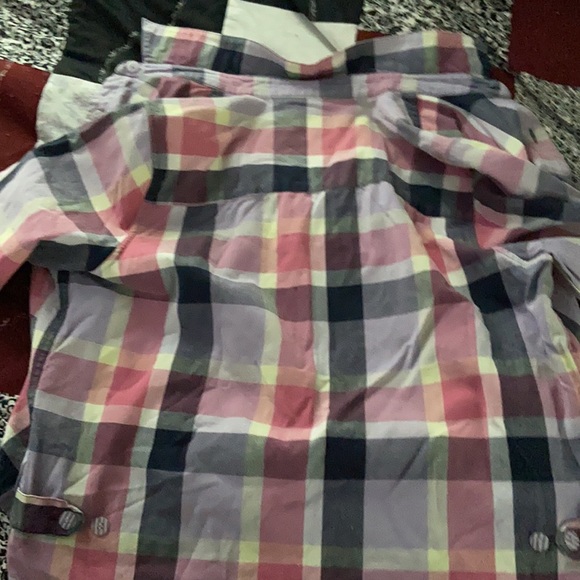 Christopher & Banks Short sleeve flannel - Picture 2 of 2